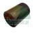 Durable black plastic roller with internal reinforcement structure.