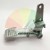 Metal lever or control pedal, cast industrial part with mounting holes on a white background.