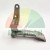 Metal pedal lever component for industrial machinery on a white background.