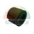 Black rubber protective end cap for furniture legs or round profiles