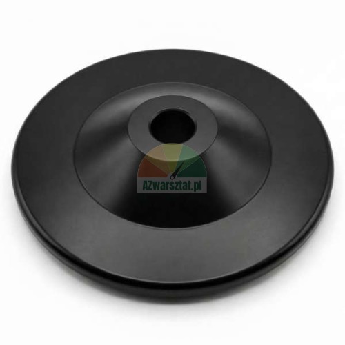 Black pressure plate for tire changer auxiliary arm, 25cm diameter