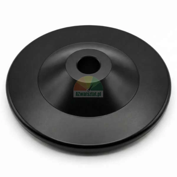 Black pressure plate for tire changer auxiliary arm, 25cm diameter