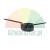 Black torsion spring with two straight arms on a white background