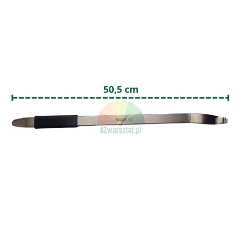 Profiled tire lever with rubber handle, length 50.5 cm