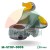 Universal steel mounting head for tire changer with 29 mm diameter and yellow plastic inserts