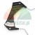 Bicycle spoke tension meter with a black plastic body and a clear measurement scale.