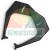 Black plastic skinfold caliper for body fat measurement on a white background.