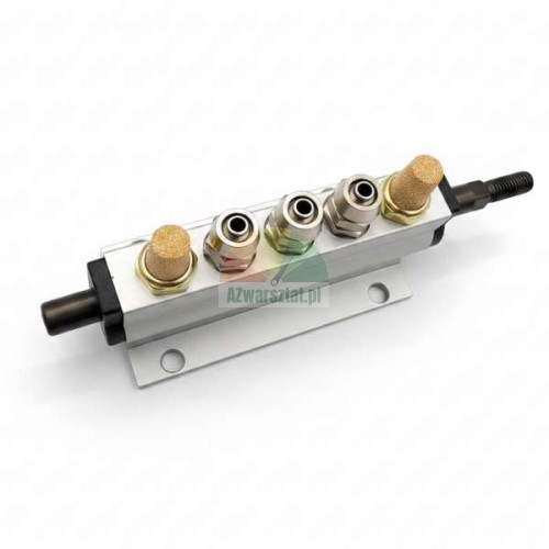 Pneumatic air distributor valve for bead breaker pedal 3x8mm with silencers