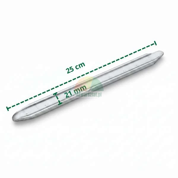 Mini pry bar 25 cm long and 21 mm wide metal lever tool
