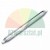 Metal tire lever for bicycle tires on a white background