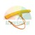 Yellow rim protector with an orange string used to prevent scratches during tire changes.