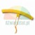 Large yellow rim protector (25cm) with a safety cord.