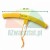 Yellow rim protector 25 cm long and 25 mm wide with cord