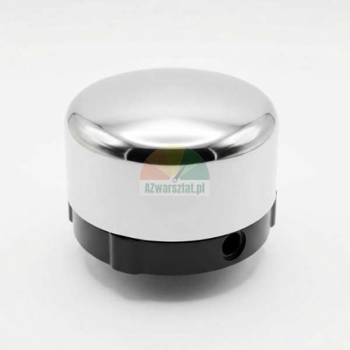 Complete vertical/horizontal actuator (mushroom type) TYPE E with chrome cover and black base