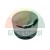 Chrome-plated cylindrical cap with a black base and a small side hole.