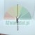 Brown metal torsion spring with straight ends positioned vertically on a white background