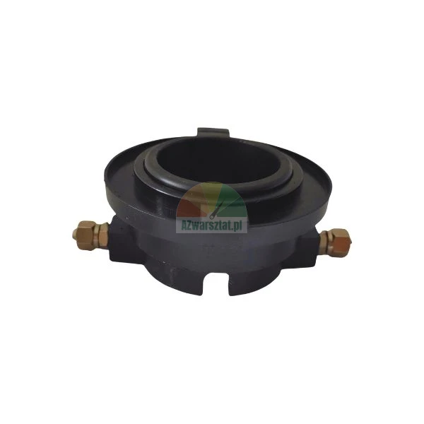 Hydraulic clutch release bearing with metal fittings on a white background