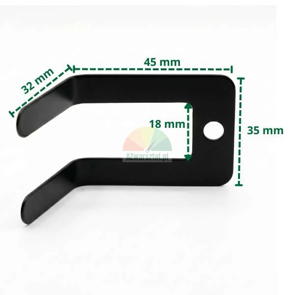 Double leaf spring with dimensions