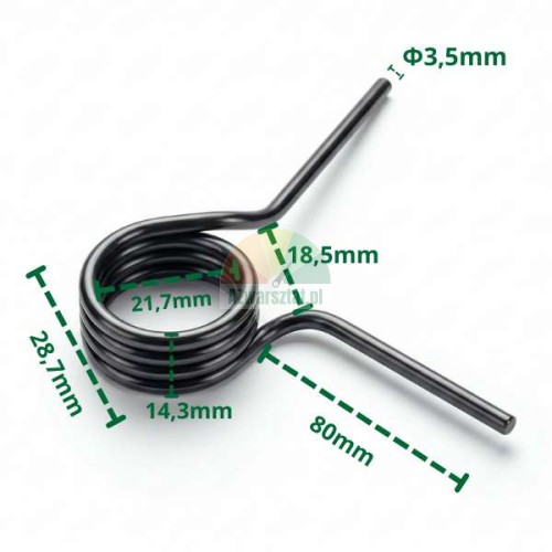 Tire changer switch spring 29mm dimensions
