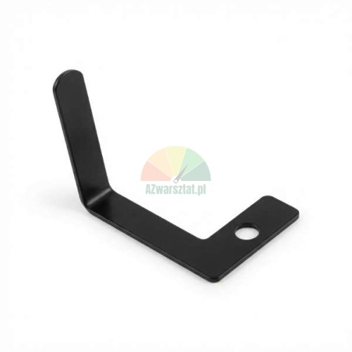 Black single bend spring plate for gear lever lock L-shape