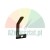 Black metal angle bracket with a mounting hole on a white background.