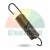 Steel tire changer spring 13.2 cm long with profiled hooks