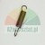 Black metal tension spring with hooks at both ends on a white background.