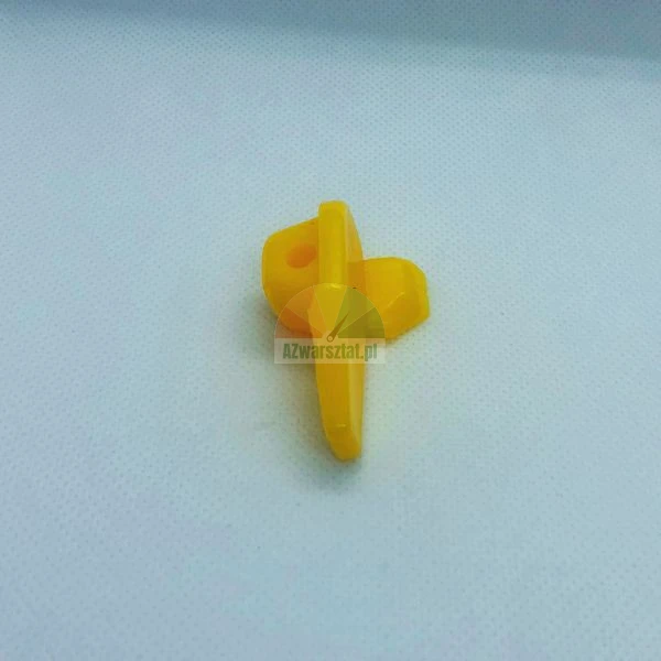 Yellow plastic component for agricultural sprayer equipment