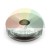 Metal guide pulley made of stainless steel with a groove and a central hole.