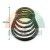 Conical balancer compression spring 82mm with diameters 49mm and 92mm