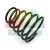 Black metal compression spring on a white background