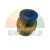 Brass pneumatic push-in fitting with a blue 6mm release ring