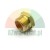 Brass pneumatic silencer vent with 12.7 mm thread and hexagonal head