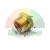 Brass pneumatic silencer with 12.7 mm thread, 15 mm width and 13 mm height