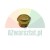 Brass sintered bronze pneumatic muffler with male thread and hexagonal head.