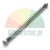 Steel piston rod for 42 cm buffer cylinder with nuts at the ends