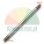 Metal shaft with threaded ends measuring 35mm and 37mm on a white background.