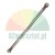 Long metal axle with threaded ends and hex nuts on a white background
