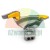 Steel mounting head 30mm (S) with yellow protectors