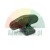 Small black plastic T-shaped component with 4mm and 10mm measurements marked in green.