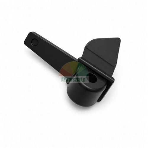 Black plastic mounting foot cover Type Y on a white background