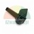 Black plastic mounting foot cover Type Y on a white background