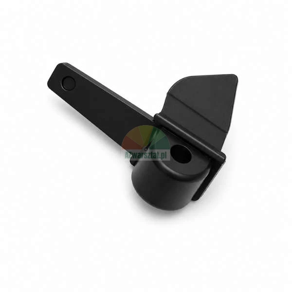 Black plastic mounting foot cover Type Y on a white background