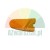 Orange plastic protective component with a rounded shape on a white background.