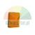 Orange rectangular climbing hold with a textured surface.