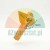 Orange plastic part with dimensions marked: 20mm, 18mm, 10mm, 7mm, and 5mm on a white background.