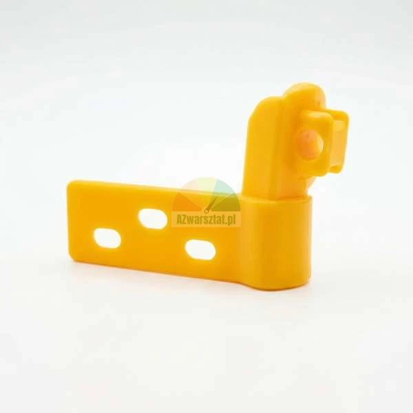 Yellow plastic mounting foot protector type R for tire changer machine