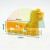 Plastic mounting foot cover type R with dimensions