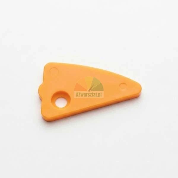 Orange plastic mounting foot cover type I