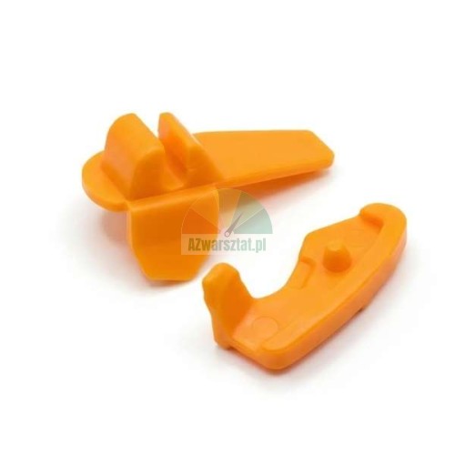 Set of two orange plastic protectors for tire changer mounting head Type GP